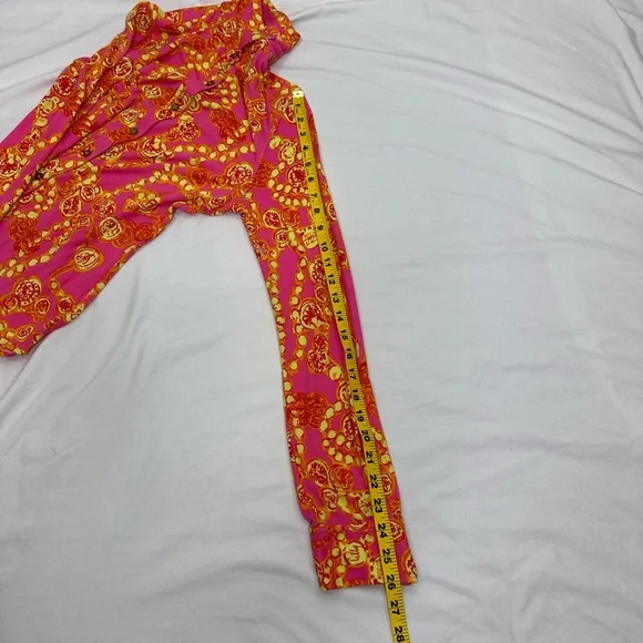 Lilly Pulitzer Pink Button Up Blouse Size S - Picture 7 of 7